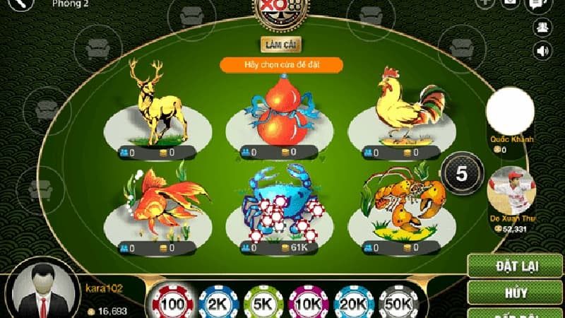 Hướng dẫn cách chơi game Bầu Cua Tôm Cá ONBET88 dành cho tân thủ