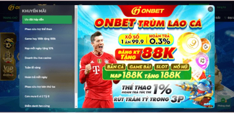 Giới thiệu ONbet về các ưu đãi